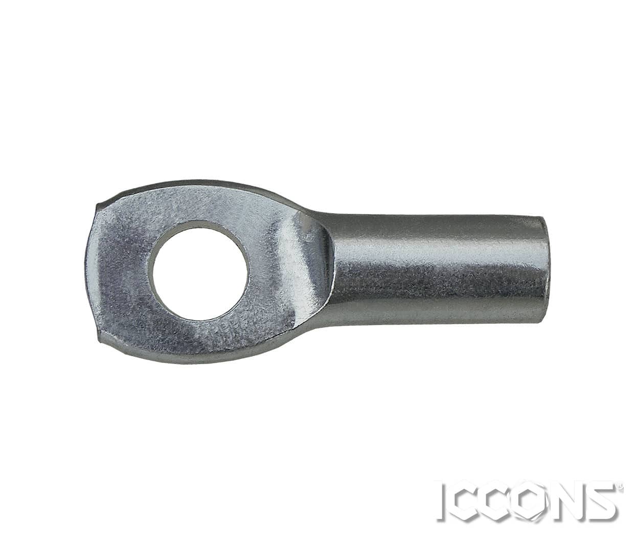 Tie Wire Post Head, M10 Internal Thread, Zinc Finish, Box of 100